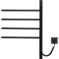 Полотенцесушитель электрический Vincea VTD-1S1CBE 609x422, черный матовый