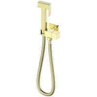 Гигиенический душ Wonzon & Woghand WW-88809904-BG с держателем, шлангом, золотой матовый