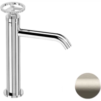 Смеситель для раковины Remer Chrono CH12AXV без донного клапана, нержавеющая сталь