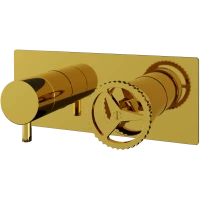 Смеситель для ванны Remer Chrono CH92ZDO встраиваемый, золотой