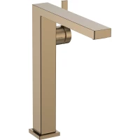 Смеситель для раковины Hansgrohe Tecturis E 73073140 CoolStart, с донным клапаном, бронза