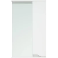 Зеркальный шкаф Corozo Теона SD-00001514 50x73,7 см R, белый глянец