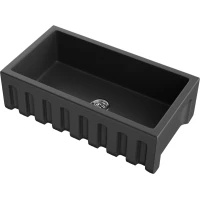 Кухонная мойка Omoikiri Natceramic Mikura 83-BL 4997081 84x46 см, черный