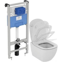 Комплект подвесной унитаз T355101 + система инсталляции R020467 Ideal Standard Prosys Tesi T355101PT15