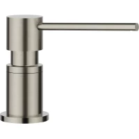 Дозатор для жидкого мыла Blanco Lato 527721 300 мл, встраиваемый, для кухни, платина