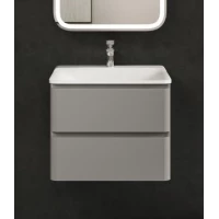 Тумба под раковину AQUAme S4 AQM900460GM 58,6 см, подвесная, серый матовый
