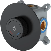 Смеситель для душа Boheme Tech 154-4-B встраиваемый, черный матовый