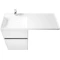 Комплект мебели белый глянец 120 см Акватон Лондри 1A235901LH010 + 1A72843KLH01L + 1A252902SU010 - 5