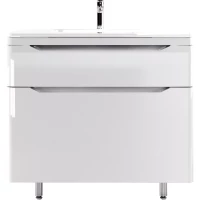 Тумба белый глянец 90 см Style Line Марелла СС-00002417