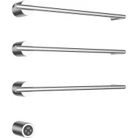 Полотенцесушитель электрический AQUAme AQM3143CR 506x520, встраиваемый, МЭМ левый/правый, хром