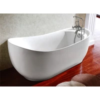 Акриловая ванна Abber AB9214 170x85 см, отдельностоящая, белый