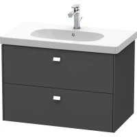 Тумба графит матовый 82 см Duravit Brioso BR414601049