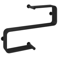 Полотенцесушитель водяной 500x700 черный матовый Сунержа Фабула 31-0125-5070