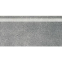 Ступень Kerama Marazzi Королевская дорога серый темный обрезной 30x60х0,9 SG614620R/GR