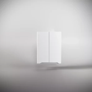 Изображение товара шкаф двустворчатый 60x80 см белый матовый style line марелла сс-00002424