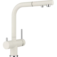 Смеситель для кухни Blanco Fontas-S II 526947 с подключением к фильтру, выдвижным изливом, мягкий белый
