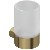 Стакан для зубных щеток Kludi Vela R 58975N0 настенный, золотой матовый