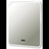 Зеркало Silver Mirrors Стив ФР-00001865 68,5x91,5 см, с LED-подсветкой, сенсорным выключателем, диммером, антизапотеванием, часами