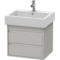 Тумба бетонно-серый матовый 55 см Duravit Ketho KT663600707