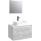 Комплект мебели белый глянец/бетон светлый 80 см Aqwella 5 Stars Mobi MOB0108W + MOB0708BS + 4640021064269 + SM0208 - 1
