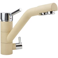 Смеситель для кухни с подключением к фильтру лен Ukinox UM1391 - 08