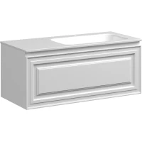 Тумба с раковиной белый матовый 101 см Sancos Very VR100RW + CN7015