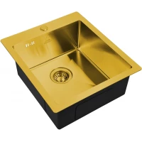 Кухонная мойка Zorg SH 4551 BRONZE 45x51 см, бронза