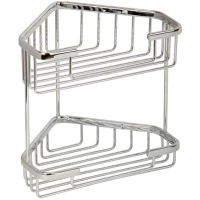 Полка угловая 18,5x18,5 см Veragio Baskets Cromo VR.GFT-9053.CR