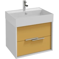 Тумба белый/императорский желтый глянец 59,9 см Jacob Delafon Vivienne EB1583-N18-G1N