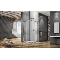 Душевой уголок 100x100 см Good Door Lira CR-100-C-CH прозрачное
