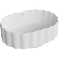 Раковина 50,5x36,6 см Kerama Marazzi Conchiglia CC.wb.50\WHT.M