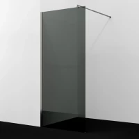 Душевая перегородка WasserKRAFT Rur 30W44GR-TG 100 см, профиль графит, стекло тонированное