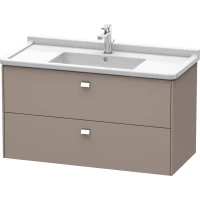 Тумба базальт матовый 102 см Duravit Brioso BR414301043