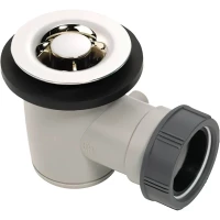 Сифон для поддона Wirquin Tourbillon 34020201 Ø 50 мм, хром