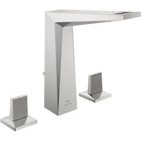 Смеситель для раковины Grohe Allure Brilliant 20667DC0 с донным клапаном, суперсталь