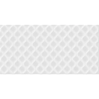 Плитка DEL052D Deco рельеф белый 29,8x59,8