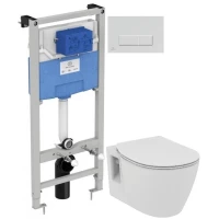 Комплект подвесной унитаз E822301 + система инсталляции  R020467 + R0121AA Ideal Standard Prosys Connect E8822301PCR0121AA