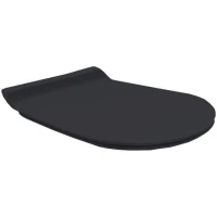 Сиденье для унитаза Simas Vignoni VI004antracite matt/cr с микролифтом, антрацит матовый