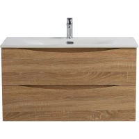 Тумба под раковину BelBagno Marino Rovere Bianco MARINO-CER-N-900-2C-SO-WO-P 89,6 см, подвесная, белый дуб