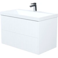 Тумба под раковину IDDIS Bild 2.0 BIL80W1I95 79,1 см, подвесная, белый матовый