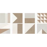Керамогранит 6032-0456 Гуннар декор терраццо Геометрия 30x30