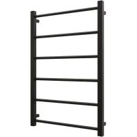 Полотенцесушитель электрический Grota Simple 4640155300615 800x530, ТЭН левый/правый, черный матовый