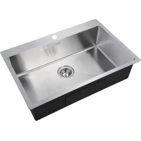 Кухонная мойка Zorg R 7551 75x51 см, нержавеющая сталь 
