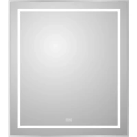 Зеркало BelBagno Kraft SPC-KRAFT-700-800-LED-TCH-WARM 70x80 см, с LED-подсветкой, сенсорным выключателем, антизапотеванием, алюминий