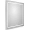 Зеркало BelBagno Kraft SPC-KRAFT-700-800-LED-TCH-WARM 70x80 см, с LED-подсветкой, сенсорным выключателем, антизапотеванием, алюминий - 2