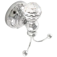 Крючок Migliore Cristalia ML.CRS-60.209.CR двойной, для ванны, хром