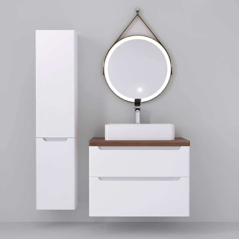 Тумба белый глянец 79,5 см Jorno Wood Wood.01.80/P/W Тумба белый глянец 79,5 см Jorno Wood Wood.01.80/P/W