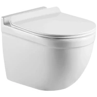 Унитаз подвесной Esbano Mino безободковый, с сиденьем микролифт, белый