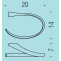 Кольцо для полотенец 20 см Colombo Design Land B2831 - 2