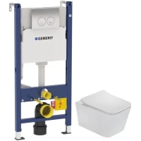 Комплект подвесной унитаз Teka Formentera 11.732.00.00 + система инсталляции Geberit 458.124.21.1 
